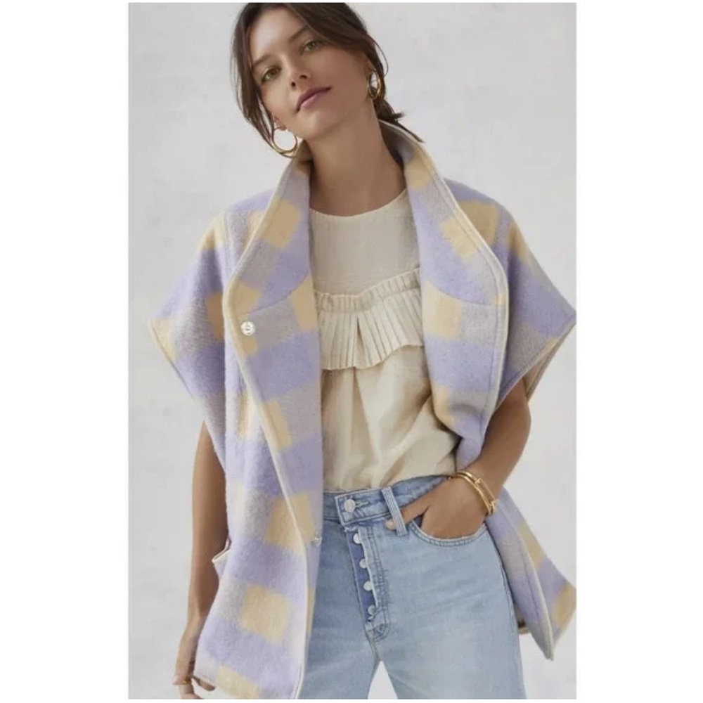 Anthropologie Anderson & Lauth Purple lilac jacket OS